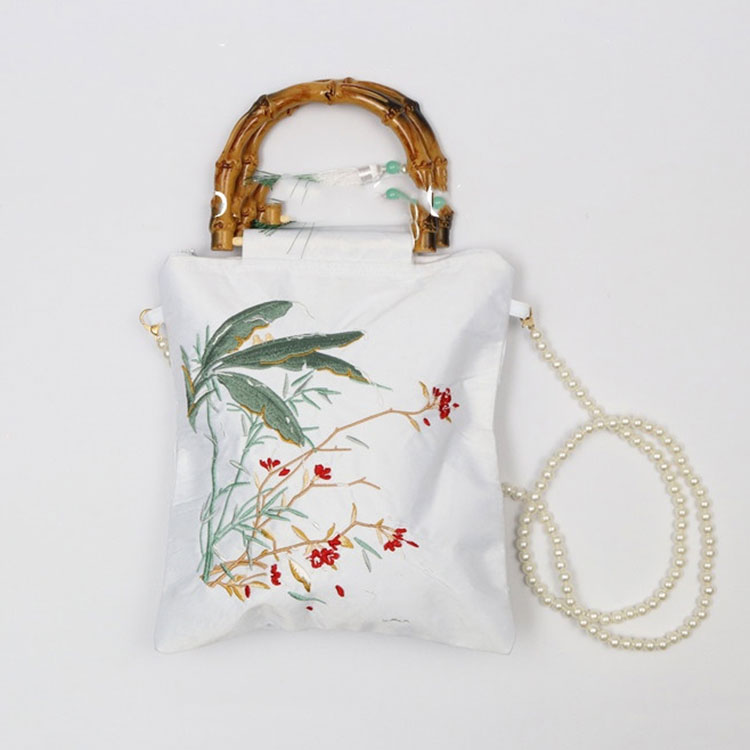 In progressionem historia antique Satin Handbags