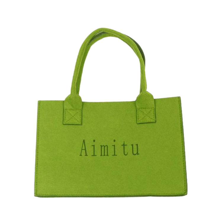 Typis Alphabetum Felt Tote Bag